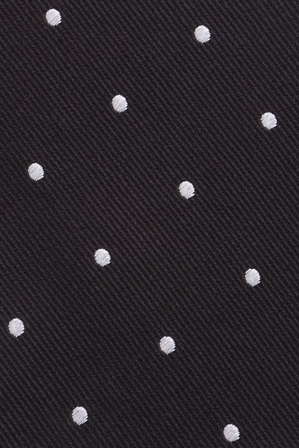Repp Silk - Polka Dot Black / White