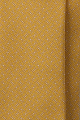 3-Fold Horsebit Printed Silk Tie - Yellow - Brunati Como