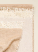 Double-faced Natural Cashmere Scarf - Cream/Light Beige - Brunati Como®