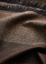 Striped Cashmere Scarf - Taupe/Grey/Brown - Brunati Como®