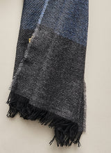 Striped Cashmere Scarf - Grey/Navy/Light Blue - Brunati Como®