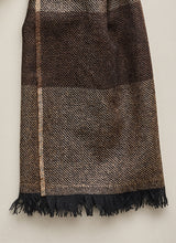 Striped Cashmere Scarf - Taupe/Grey/Brown - Brunati Como®