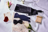 Silk Satin Cummerbund – Black