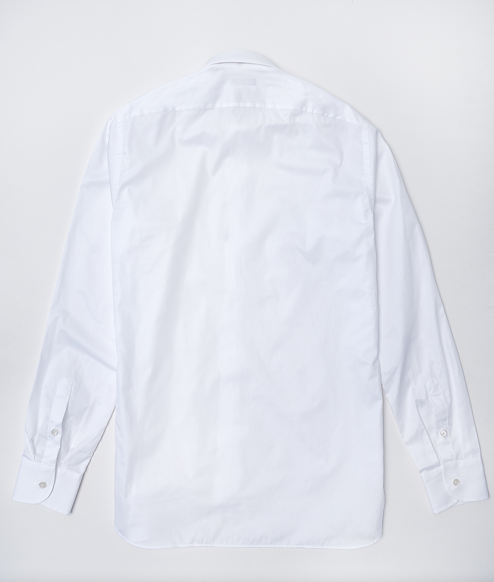 Minimal Check Shirt White Blue | Handmade in Italy | Brunati Como