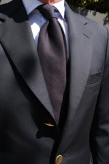 Navy Jacket with Brunati Como Navy Grenadine Tie