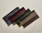 Striped Cashmere Scarf - Bordeaux /Navy/Grey - Brunati Como®