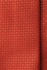 3- Fold Silk Jacquard Tie - Orange - Brunati Como®