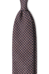Vitale Barberis Canonico Wool Tie - Beige / Petrol - Brunati Como®