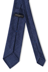 Vitale Barberis Canonico Wool Tie - Blue Melange - Brunati Como®