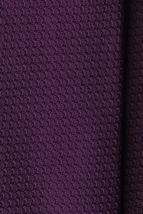 3-Fold Plain Silk Grenadine Garza Grossa - Purple