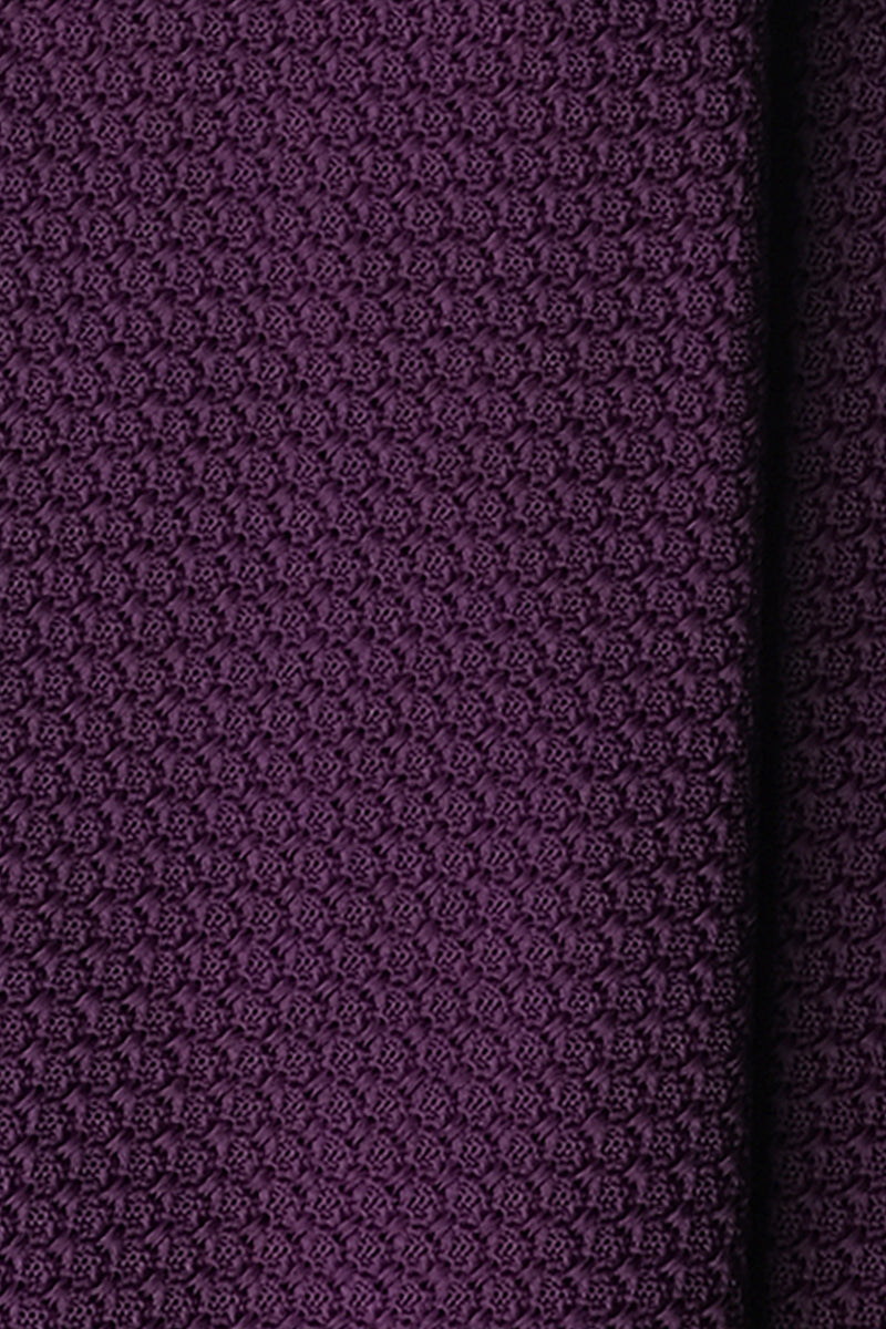 3-Fold Plain Silk Grenadine Garza Grossa - Purple