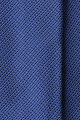 3-fold Plain Silk Grenadine Tie - Royal Blue