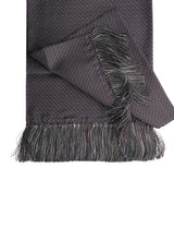 Ancient Madder Silk Scarf - Grey/Burgundy/Forest