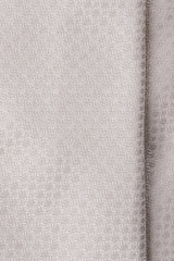 3- Fold Silk Jacquard Tie - Ivory - Brunati Como®