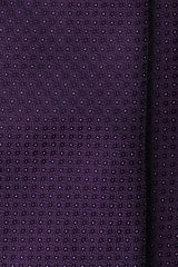 3- Fold Silk Jacquard Tie - Purple - Brunati Como®