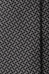 3-Fold Horsebit Printed Silk Tie - Black - Brunati Como®