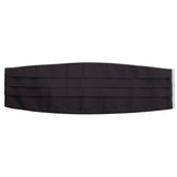 Repp Silk Cummerbund – Black