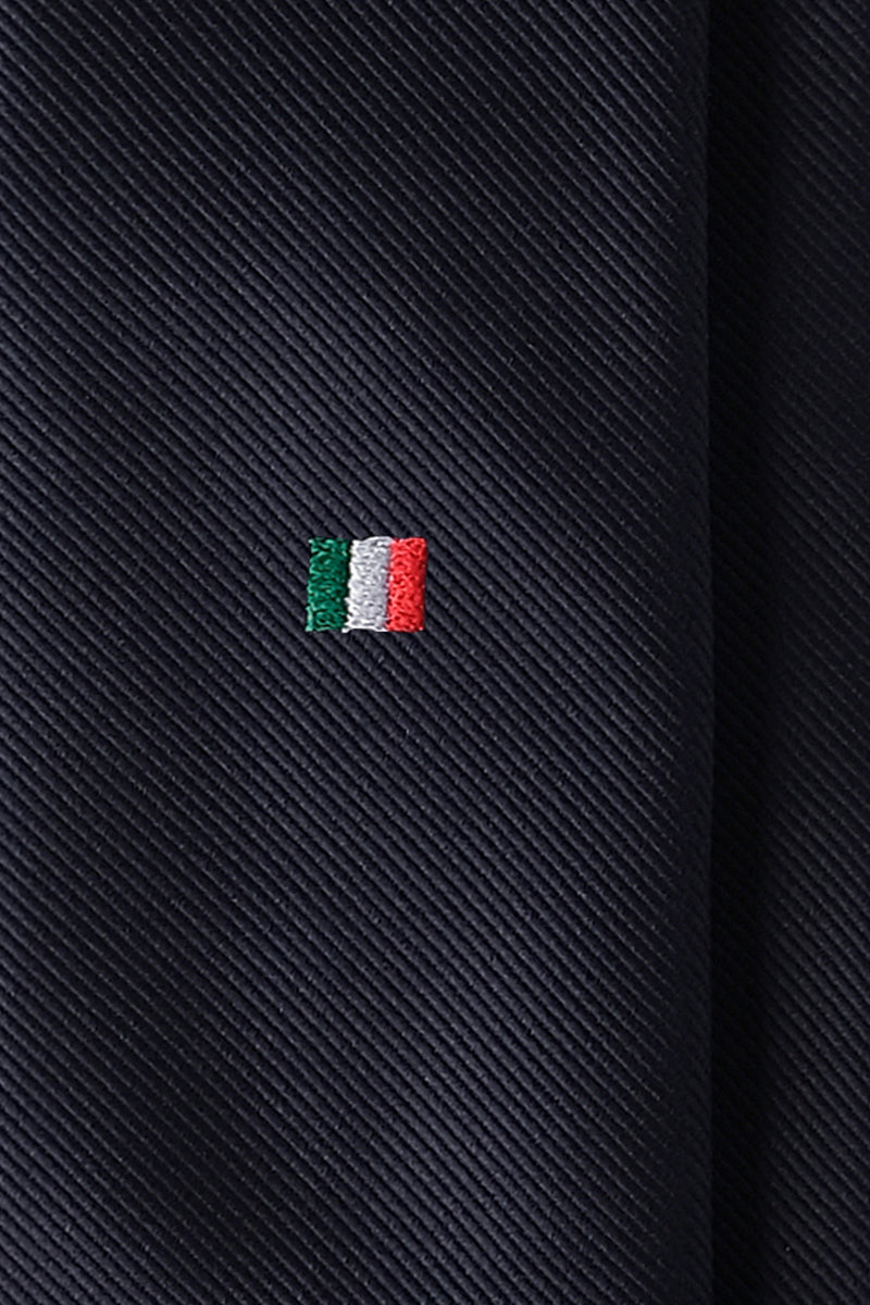 Repp Silk / Navy Italia Flag - Brunati Como®