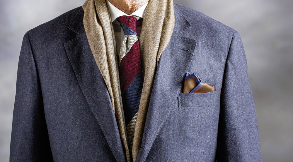 Brunati Como Luxury Ties Shantung Ties Luxury Cashmere Scarves Italian Handmade Ties