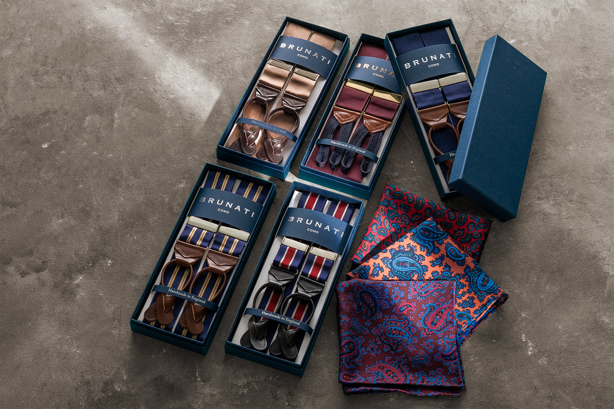 Luxury Braces Brunati Como Suspenders