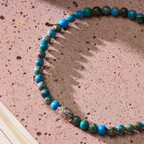 Aqua Terra Jasper Sterling Silver Bracelet styled in a refined Brunati Como setting