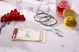 Chrysocolla and sterling silver nugget bracelet styled in a Brunati Como still life