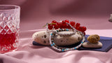 Brunati Como sterling silver nugget bracelet styled as part of the bracelet collection