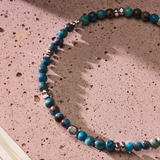 Sea Sediment Jasper Sterling Silver Pebble Bracelet styled in a refined Brunati Como setting