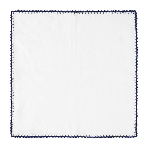 Linen Pocket Square - Navy Pippioli