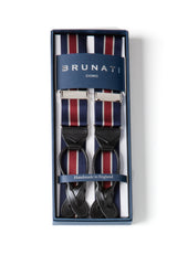 Rigid Braces | Striped Suspenders | Brunati Como