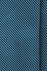 3-fold Striped Silk Jacquard Tie - Petrol Green / Turquoise - Brunati Como®