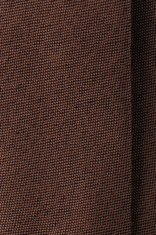 3-FOLD UNLINED Panama Cashmere Tie - Ginger - Brunati Como