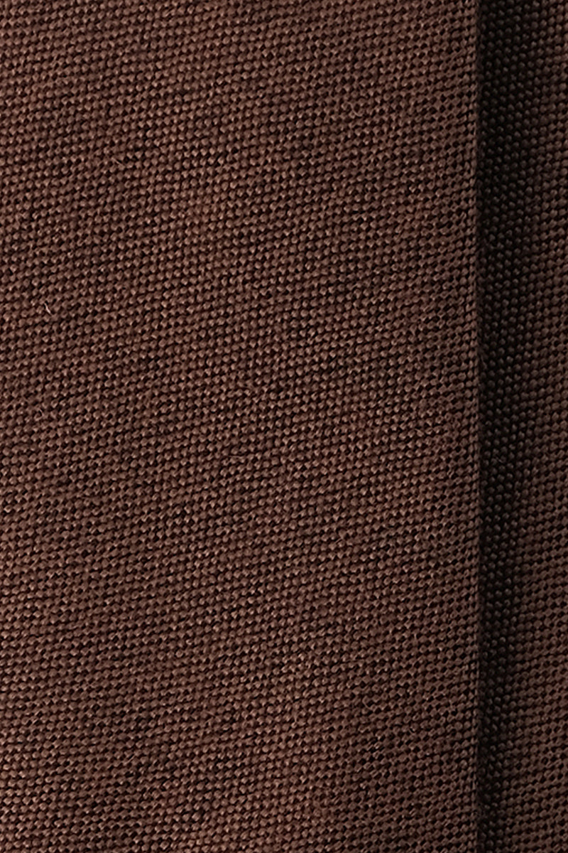 3-FOLD UNLINED Panama Cashmere Tie - Ginger - Brunati Como