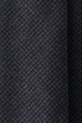 Magic Cashmere Houndstooth Tie - Dark Anthra/Grey - Brunati Como