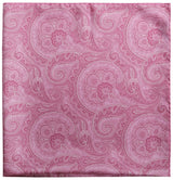 Patterned Silk Bandana - Pink - Brunati Como