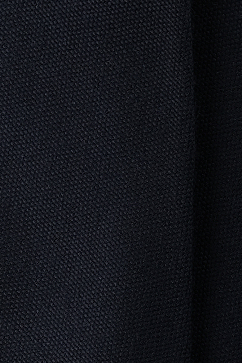 3-FOLD UNLINED Panama Cashmere Tie - Midnight Navy - Brunati Como