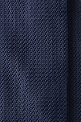 3-Fold Plain Silk Grenadine Garza Grossa Tie - Blue - Brunati Como