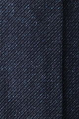 3-Fold Silk Grenadine Garza Grossa - Navy / Light Blue Melange - Brunati Como