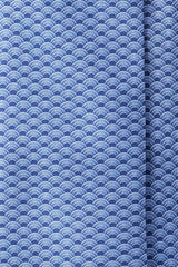 3-Fold Half Circle Pattern Printed Silk Tie - Light Blue/Blue/White - Brunati Como