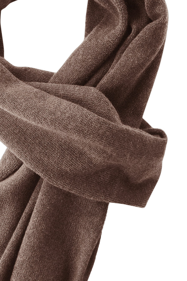 Natural Cashmere Scarf - Beige - Brunati Como