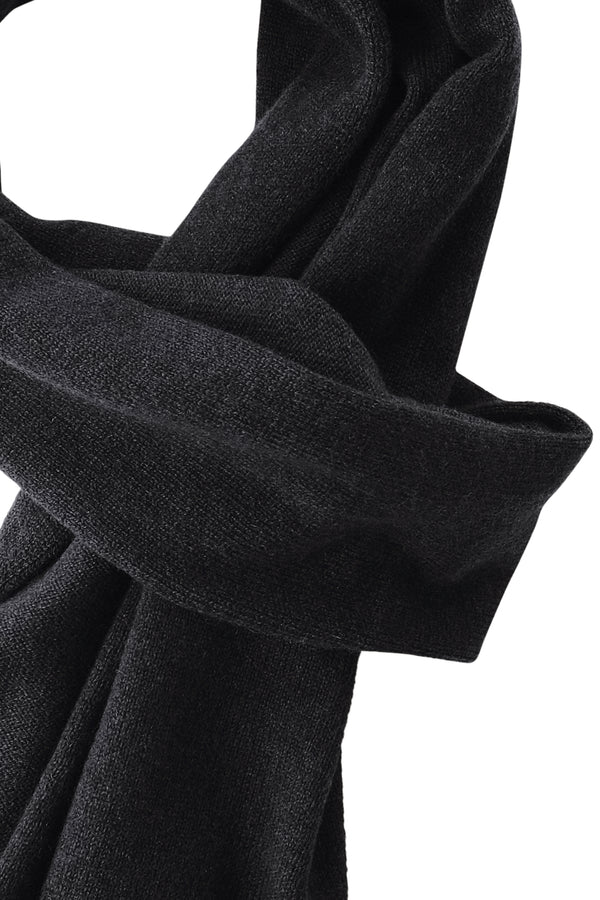 Natural Cashmere Scarf - Anthra Grey - Brunati Como