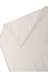 Plain Hand Stitched Cashmere Pocket Square - Creme - Brunati Como