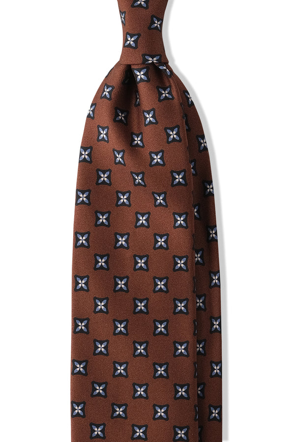 Louis Vuitton Monogram Classic White Pattern Necktie Caravatta In