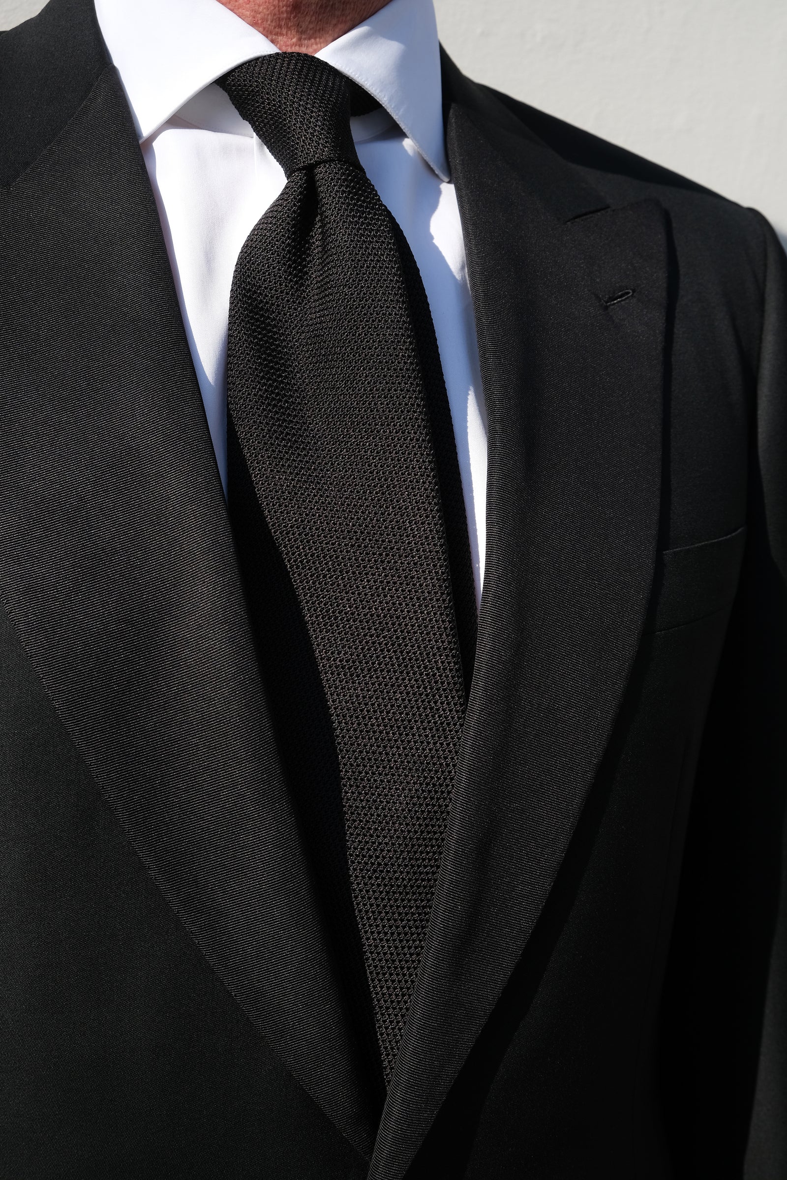 navy blue flower tie