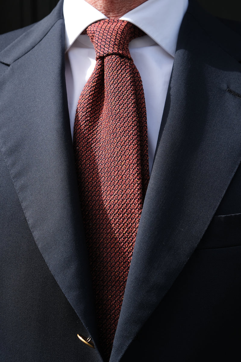 Scarlet Silk Grenadine Tie by Proper Cloth