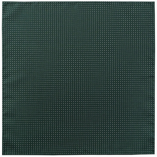 Handrolled Pindot Pocket Square - Forest/White - Brunati Como