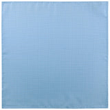 Handrolled Pindot Pocket Square - Light Blue/White - Brunati Como