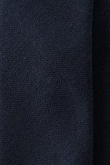 3-FOLD UNLINED Cashmere Tie - Navy - Brunati Como