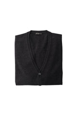 Merino Wool Knitted Cardigan - Anthra Grey - Brunati Como