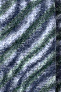 100% Cashmere / Blue Green Stripes